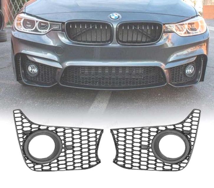 GRILLE ANTIBROUILLARD BMW F30 F31 LOOK M3 NOIR, Autos : Pièces & Accessoires, Carrosserie & Tôlerie, Envoi