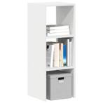 vidaXL Bibliothèque empilable blanc 30x30x80 cm bois, Maison & Meubles, Verzenden, Neuf