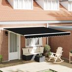 vidaXL Handmatige Opvouwbare Ligbed Zwart 400x350 cm, Tuin en Terras, Verzenden, Nieuw
