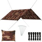 vidaXL Bâche dextérieur 3x2,85 m Camouflage, Verzenden, Neuf