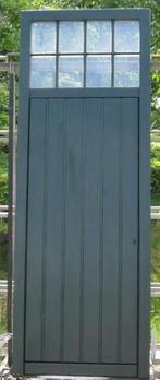 houten buitendeur ,deur ,voordeur 97 x 268 wit / dennengroen, 80 tot 100 cm, 215 cm of meer, Nieuw, Ophalen of Verzenden