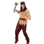 Indianen Kostuum Bruin Heren 4 delig, Verzenden, Nieuw