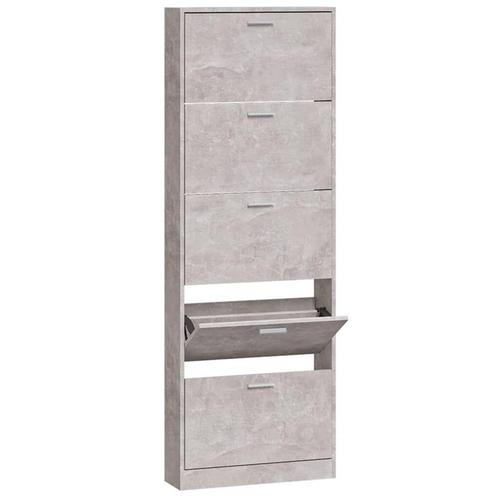Smalle Schoenenkast Grijs | Retour Deal | Goedkoop, Huis en Inrichting, Kasten | Schoenenkasten, Nieuw, Verzenden