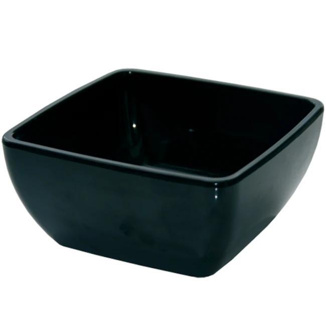 Kommen | Melamine | Zwart | 15cl | 24 Stuks | 90x90x45(h)mm, Zakelijke goederen, Horeca | Keukenapparatuur, Nieuw in verpakking