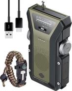 2dekans | ODESSEY Noodradio Solar Opwindbaar - 4.000mAh, Télécoms, Ophalen of Verzenden