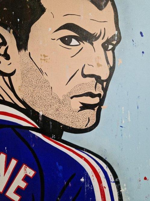 Mr Oreke (1986) - ZINEDINE ZIDANE, Antiek en Kunst, Kunst | Schilderijen | Modern