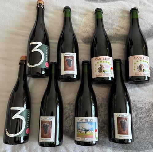 3 Fonteinen & Cantillon - Hommage, Kriek 100% Lambic Bio,, Verzamelen, Wijnen