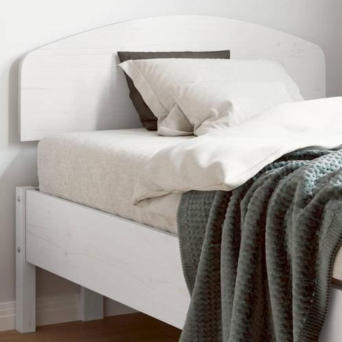 vidaXL Tête de lit blanc 75 cm bois massif de pin, Maison & Meubles, Chambre à coucher | Lits, Neuf, Envoi