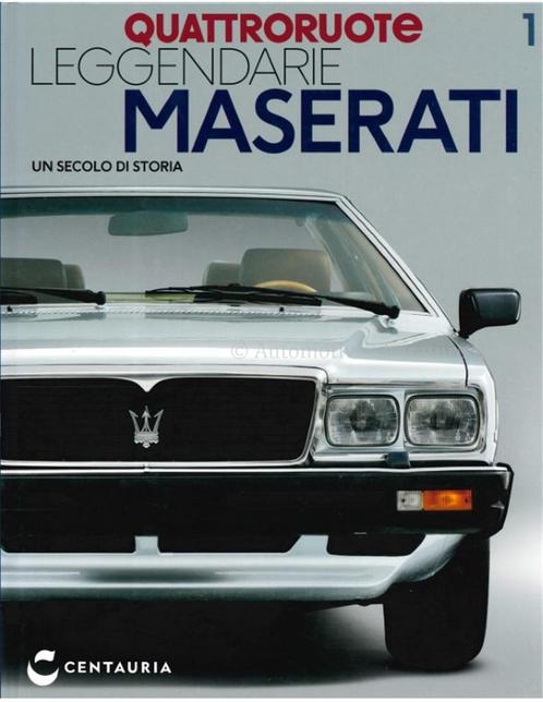 QUATTRORUOTE, LEGGENDARIE MASERATI, UN SECCOLO DI STORIA 1, Boeken, Auto's | Boeken, Ophalen of Verzenden