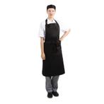 Whites halterschort zwart | Polyester/Katoen |, Zakelijke goederen, Verzenden, Nieuw in verpakking