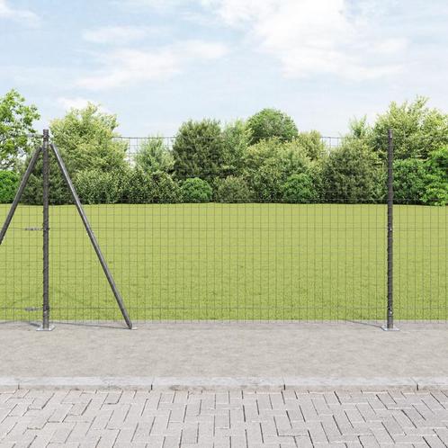 vidaXL Hekpalen met Basisplaten - 52 stuks Ø32mm, 78,5cm,, Tuin en Terras, Palen, Balken en Planken, Nieuw, Verzenden