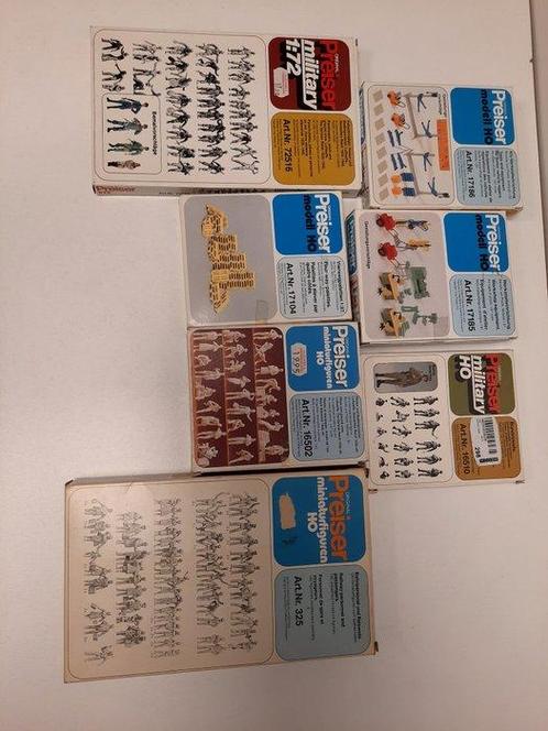 Preiser H0, 1:72 - Figurines pour trains miniatures (7) -, Hobby en Vrije tijd, Modeltreinen | H0