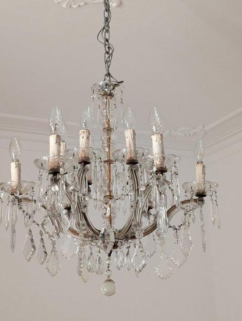 Kroonluchter - Kristal - Maria Theresia, Antiek en Kunst, Antiek | Verlichting