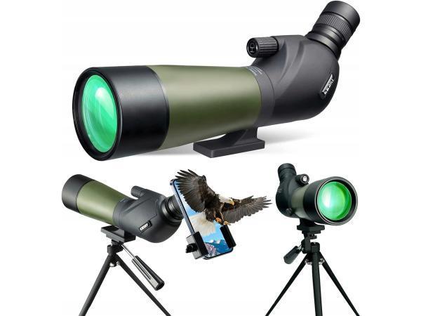 Veiling - Gosky 20-60x60 HD-spotting scope -statief en telef, Audio, Tv en Foto, Optische apparatuur | Telescopen