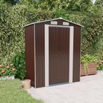 vidaXL Abri de jardin Marron foncÃ© 192x108x223 cm Acier, Verzenden, Neuf