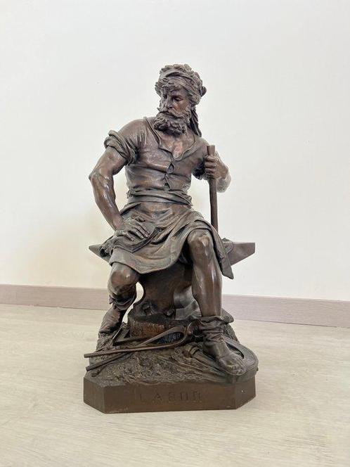Charles Auguste Lebourg (1826-1906) - Sculpture, Labor - 69, Antiek en Kunst, Antiek | Keramiek en Aardewerk