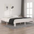 vidaXL Bedframe massief hout wit 180x200 cm, Verzenden, Nieuw
