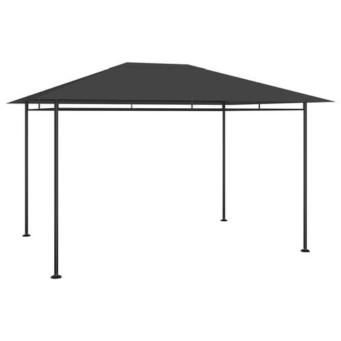 vidaXL Prieel 180 g/m² 384x281x270 cm antracietkleurig, Tuin en Terras, Partytenten, Nieuw, Verzenden