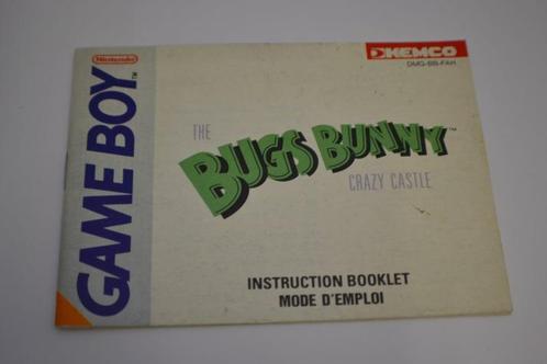 The Bugs Bunny  Crazy Castle (GBC FAH MANUAL), Consoles de jeu & Jeux vidéo, Consoles de jeu | Nintendo Portables | Accessoires