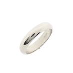 Witgouden aanschuifring (trouwring, gouden ring) (trouwring), Handtassen en Accessoires, Ringen, Gebruikt, Overige kleuren, 19 tot 20