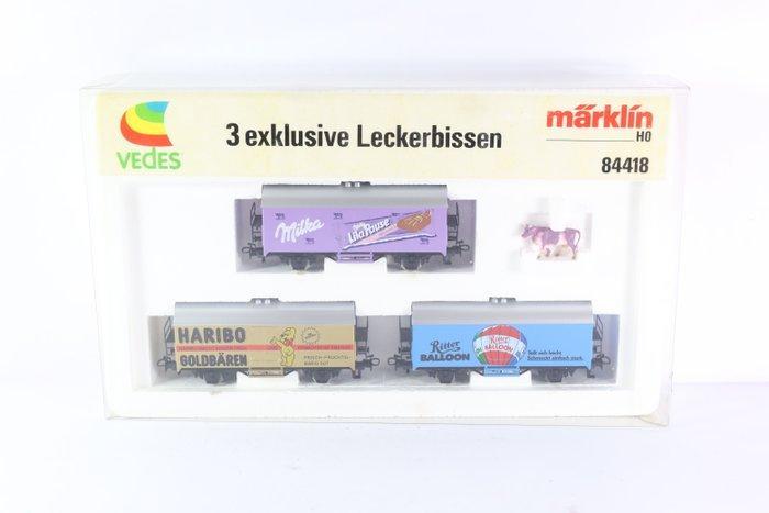 Märklin H0 - 84418 - Modeltrein goederenwagonset (1) - 3, Hobby en Vrije tijd, Modeltreinen | H0