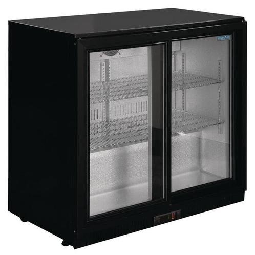 Barkoelkast | 208L | Zwart | +2°C/+8°C | Geventileerd |, Zakelijke goederen, Horeca | Keukenapparatuur, Nieuw in verpakking, Verzenden