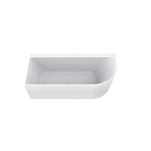 Hoekbad Wiesbaden Zenn Links 180x80 Cm Met Waste Wit, Doe-het-zelf en Bouw, Sanitair, Bad, Nieuw, Ophalen of Verzenden