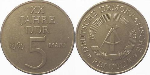 5 Mark 69 20j Ddr Ni-probe, Postzegels en Munten, Munten | Europa | Niet-Euromunten, België, Verzenden