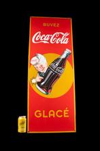 Coca-Cola - Emaille bord - XXL Coca-Cola Flesdop Hoed, Antiek en Kunst