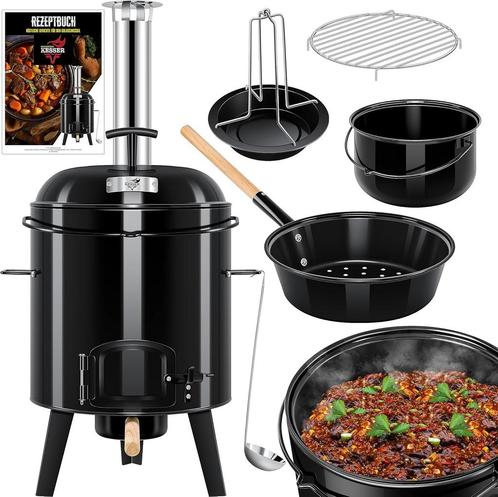 KESSER® Goulashketel, goulashkanon, eenpansoven met grillfun, Huis en Inrichting, Woonaccessoires | Overige, Verzenden