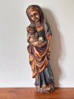 sculptuur, Maria met kind - 62 cm - Hout, Antiek en Kunst