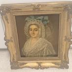 Europese school (XIX) - Dames portret, Antiek en Kunst, Kunst | Schilderijen | Klassiek