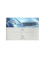2004 MERCEDES BENZ A KLASSE INSTRUCTIEBOEKJE NEDERLANDS, Auto diversen, Handleidingen en Instructieboekjes