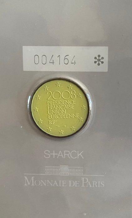 Frankrijk. 2 Euro 2008 Stark, Postzegels en Munten, Munten | Europa | Euromunten