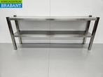 RVS HCB Dubbele Etagère Brug Premium-line 160 cm Horeca, Ophalen of Verzenden