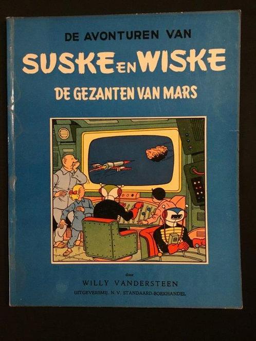 Suske en Wiske BR-6 - De Gezanten van Mars - Broché - EO -, Livres, BD