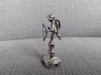 Figuur - zilveren miniatuur cupido - .835 zilver, Antiek en Kunst