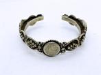 Oude bedoeïenenarmband met roepies - Zilver - Penisola, Antiek en Kunst