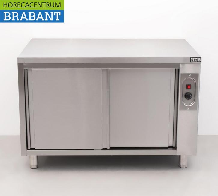 RVS Warmhoudkast Bordenwarmhoudkast 2 schuifdeuren, Articles professionnels, Horeca | Équipement de cuisine, Enlèvement ou Envoi