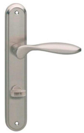 Intersteel Deurkruk George op langschild WC63/8 nikkel mat, Doe-het-zelf en Bouw, Hang- en Sluitwerk, Ophalen of Verzenden