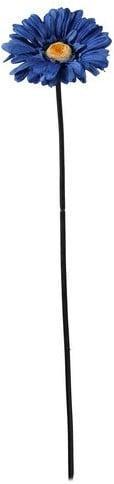 Gerbera 54 cm Blauw/Zwart Zijden bloemen / st, Huis en Inrichting, Woonaccessoires | Kunstplanten en Kunstbloemen, Nieuw