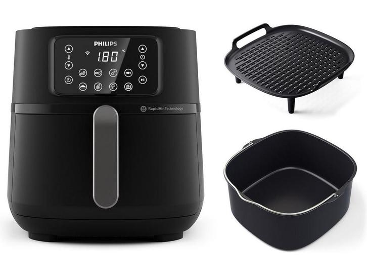 Philips Airfryer XXL Connected - HD9285/96 - 7,2 liter - 16, Elektronische apparatuur, Airfryers, Zo goed als nieuw, Verzenden
