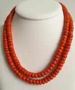 Halsketting - 14 karaat Geel goud - Dikke bloedkoraal, Nieuw