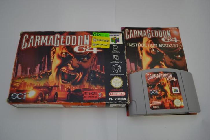 Carmageddon 64 (N64 EUR CIB), Games en Spelcomputers, Games | Nintendo 64