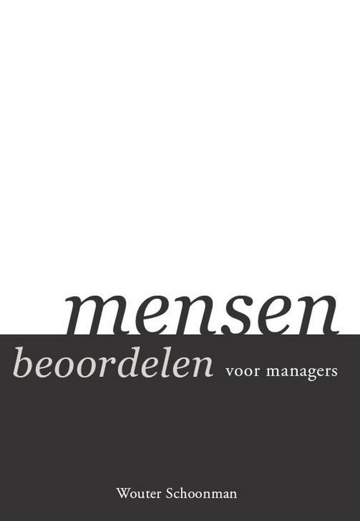 Mensen beoordelen 9789491203053 Wouter Schoonman, Livres, Psychologie, Envoi