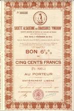 Verzameling van obligaties of aandelen - Frankrijk -, Timbres & Monnaies