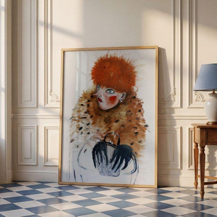 Yana Medow - Fur and Resolve XL - NO Reserve, Antiek en Kunst, Kunst | Schilderijen | Modern