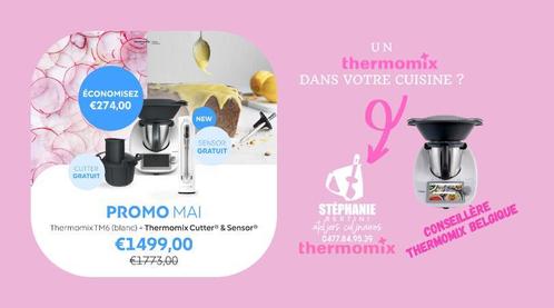 Thermomix TM6 Liège - Promo 05/24 - 274 EUR de CADEAUX, Electroménager, Électroménager & Équipement Autre, Neuf, Envoi