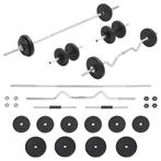 vidaXL Halterset 30 kg, Sport en Fitness, Verzenden, Nieuw