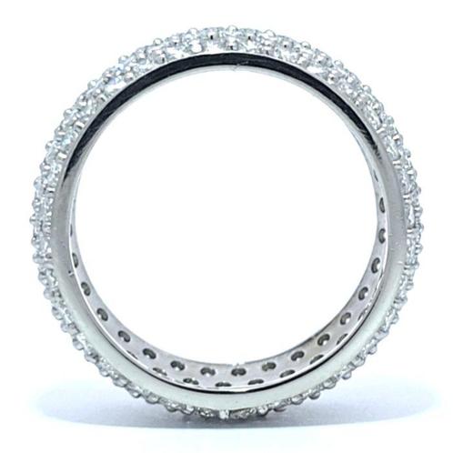 Bague Platine - 4.26ct. tw. Diamant (Naturelle) - Bague de, Handtassen en Accessoires, Ringen
